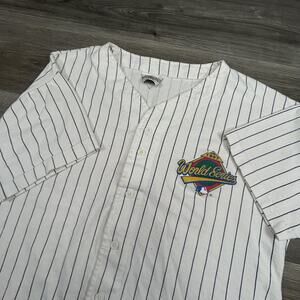 Vintage Cleveland Indians Baseball Jersey Mens XL World Series 1997 Made in USA